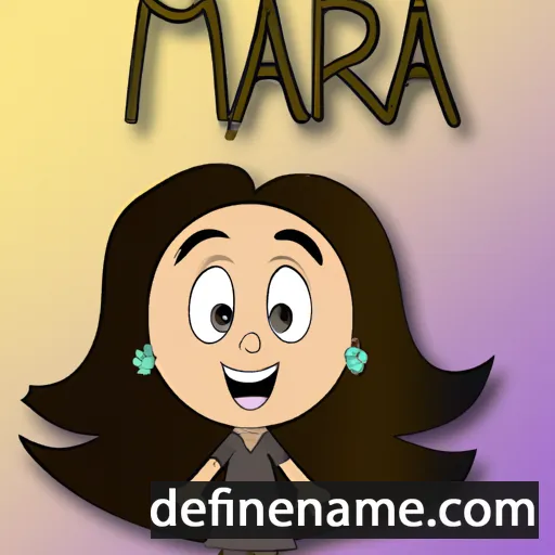 Maíra cartoon