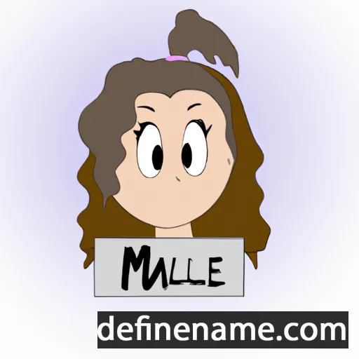 Maïlie cartoon