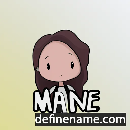 Maïne cartoon