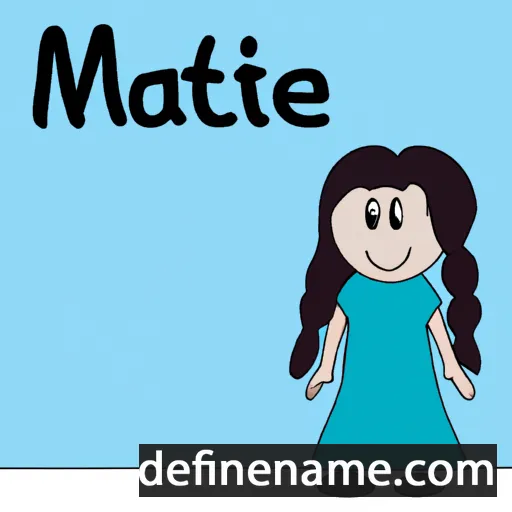 cartoon of the name Maïtée