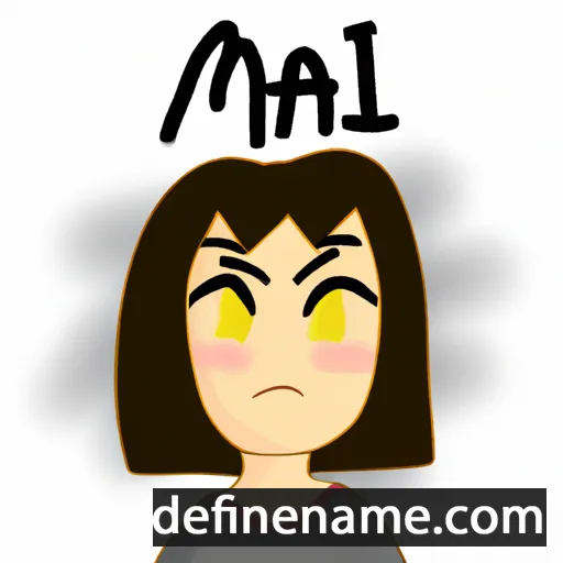 cartoon of the name Mai