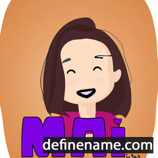 cartoon of the name Mai