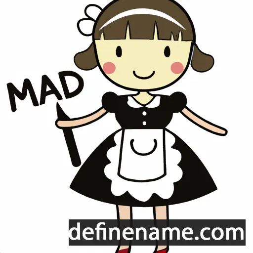 cartoon of the name Maid