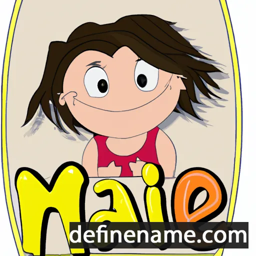 cartoon of the name Maie