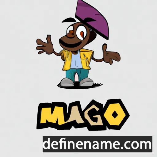 cartoon of the name Maigi