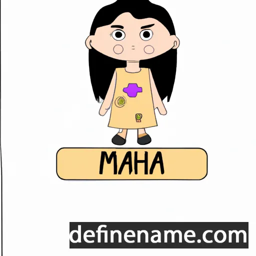 Maiha cartoon