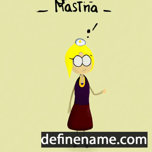 Maijastiina cartoon