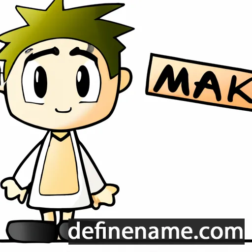 Maiki cartoon