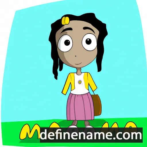 cartoon of the name Maimona