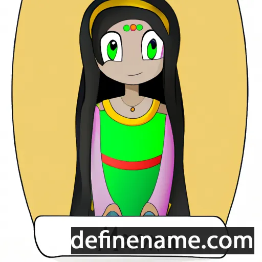 cartoon of the name Mainara