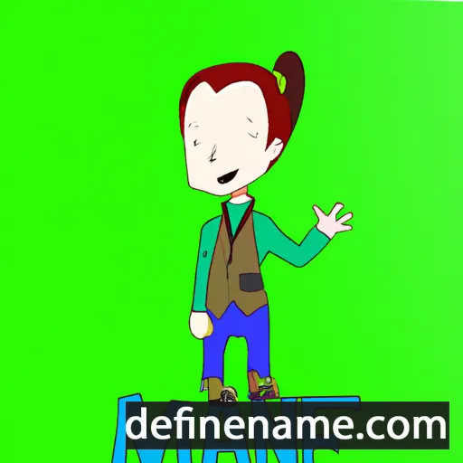 cartoon of the name Maine