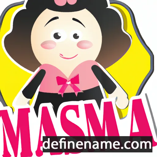 cartoon of the name Maisima