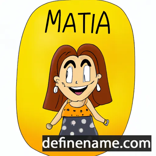 cartoon of the name Maita