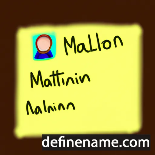 cartoon of the name Maitlin