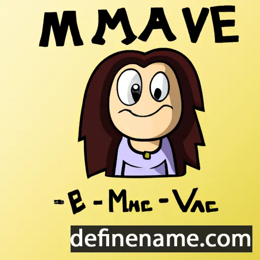 Maive cartoon