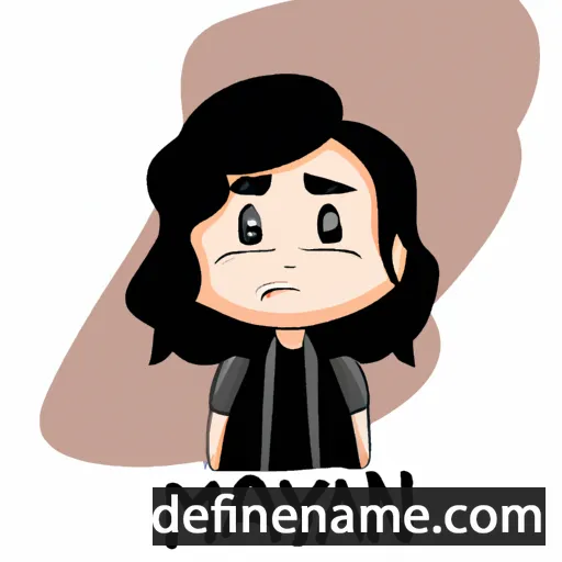 cartoon of the name Maiyen