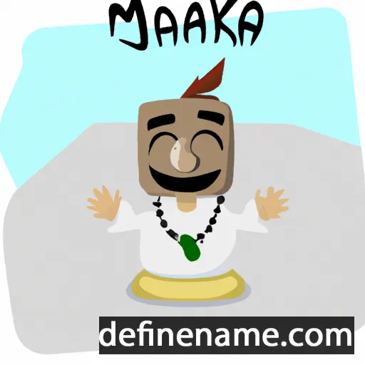 cartoon of the name Majak