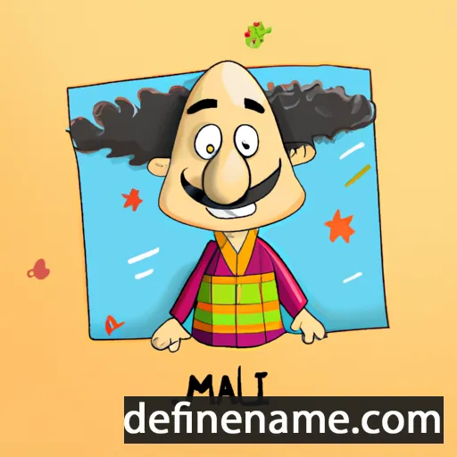 cartoon of the name Majali