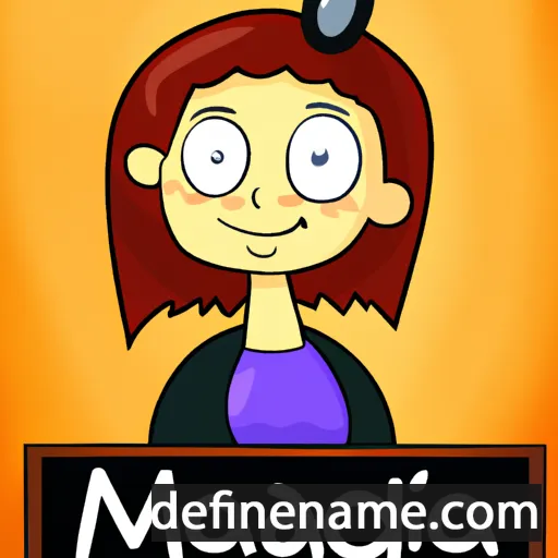 cartoon of the name Majdica