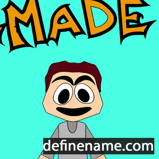 cartoon of the name Majeed