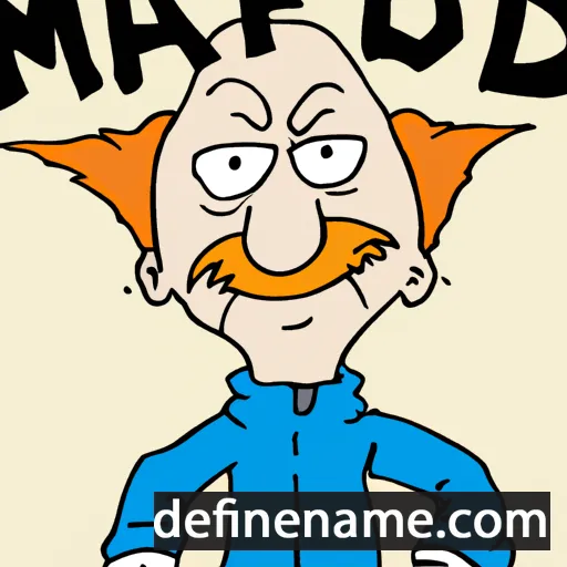 Majfrid cartoon