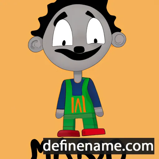 cartoon of the name Majoró