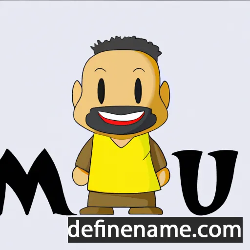 cartoon of the name Maju