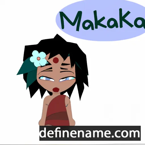 Makaia cartoon