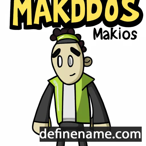 cartoon of the name Makaidos