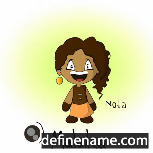 cartoon of the name Makala