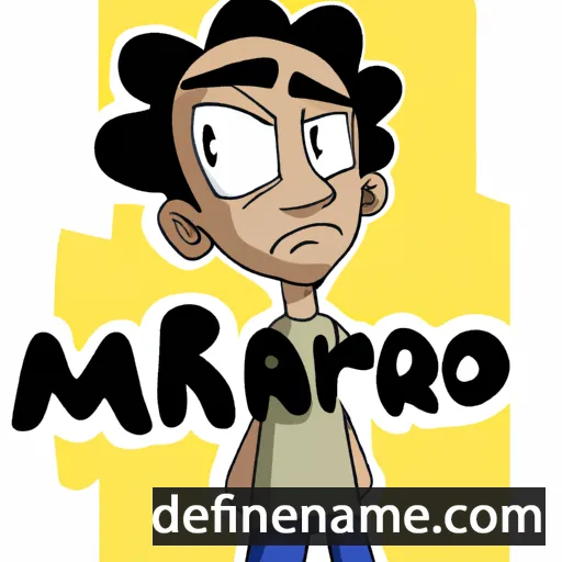 cartoon of the name Makario