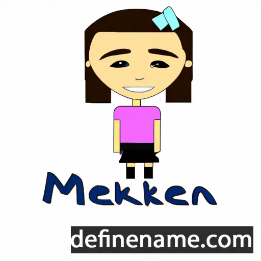 cartoon of the name Makennzi