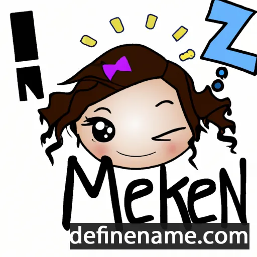 cartoon of the name Makenzi