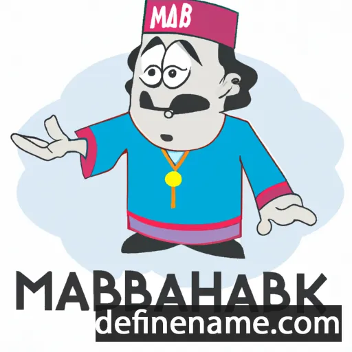 cartoon of the name Makhabbat