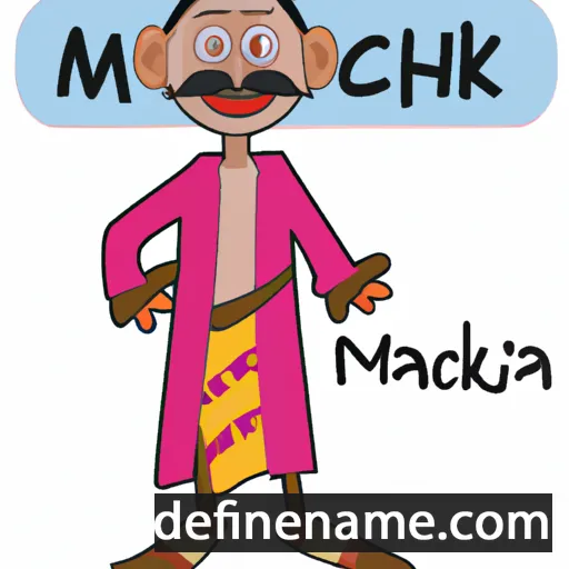 cartoon of the name Makhdi