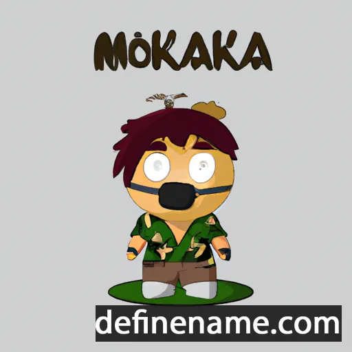 cartoon of the name Makoa