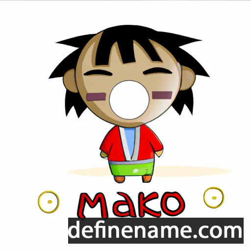 Makoi cartoon