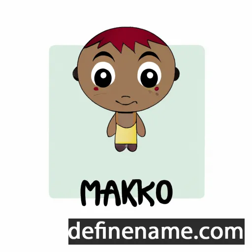 Makoko cartoon