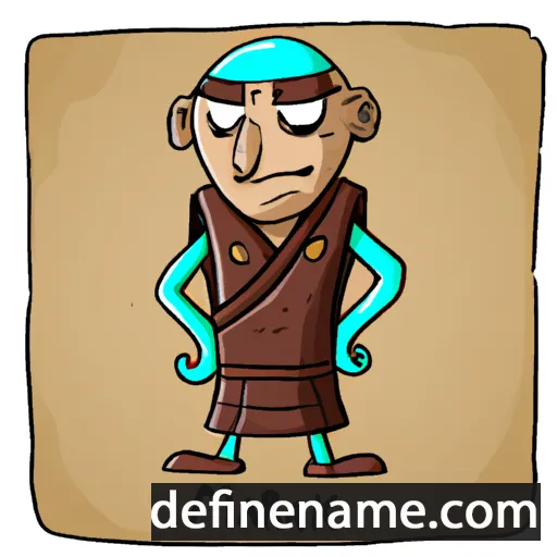 cartoon of the name Makrin