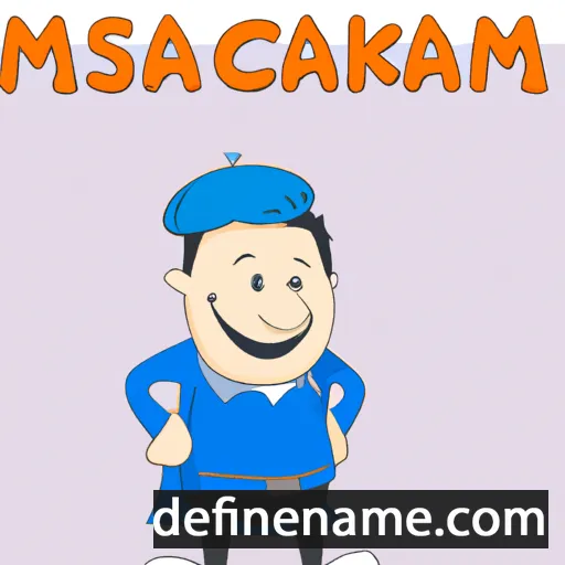 cartoon of the name Makşӑm