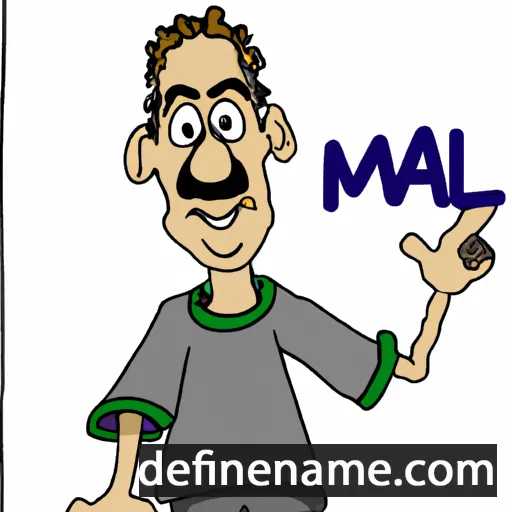 cartoon of the name Mal