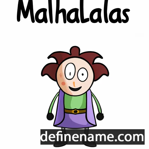 cartoon of the name Malaquias