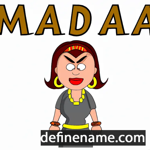 cartoon of the name Malda