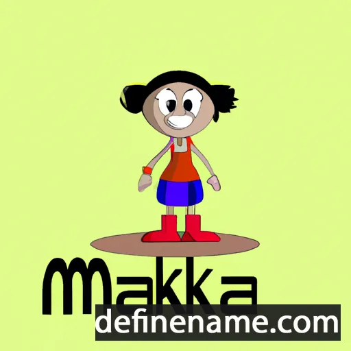 Maleka cartoon