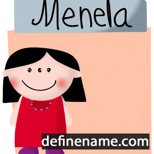 cartoon of the name Malena