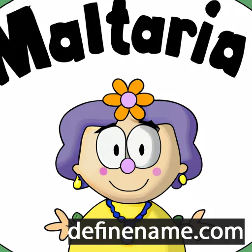 cartoon of the name Malgarita