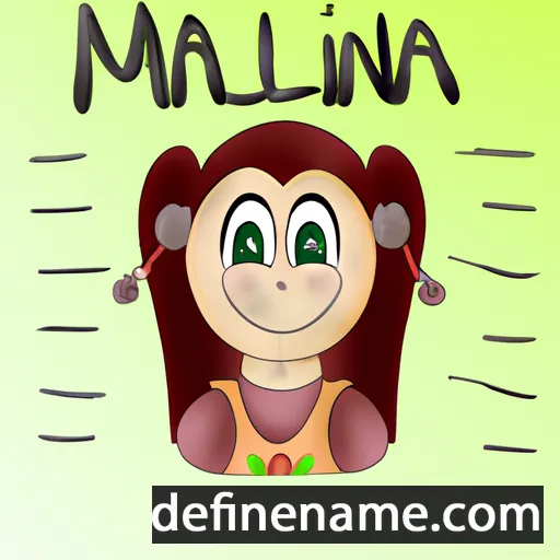 Malîna cartoon