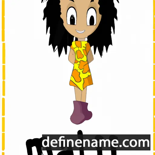 cartoon of the name Mali