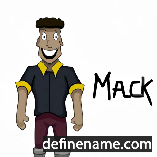 cartoon of the name Malick