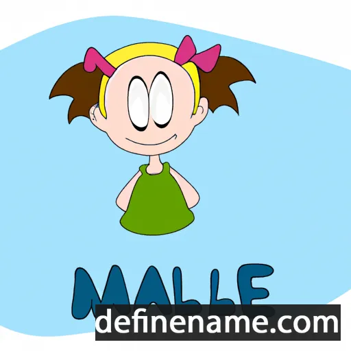 cartoon of the name Malie